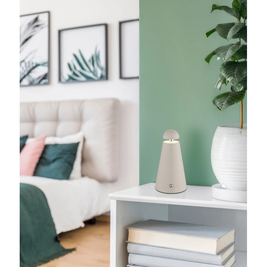 Globo - Lámpara de mesa recargable táctil regulable LED/1,2W/5V 1200 mAh 2700/4500/6000K