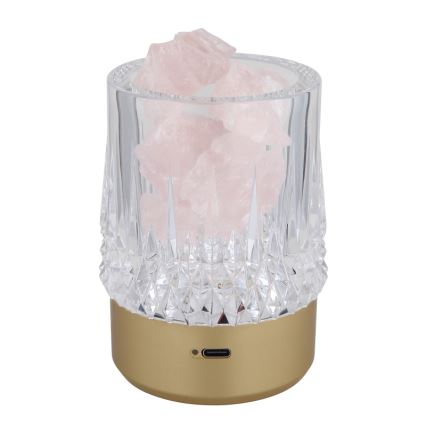 Globo - Lámpara de mesa regulable LED táctil LED/1W/5V 3000K 1200 mAh dorado