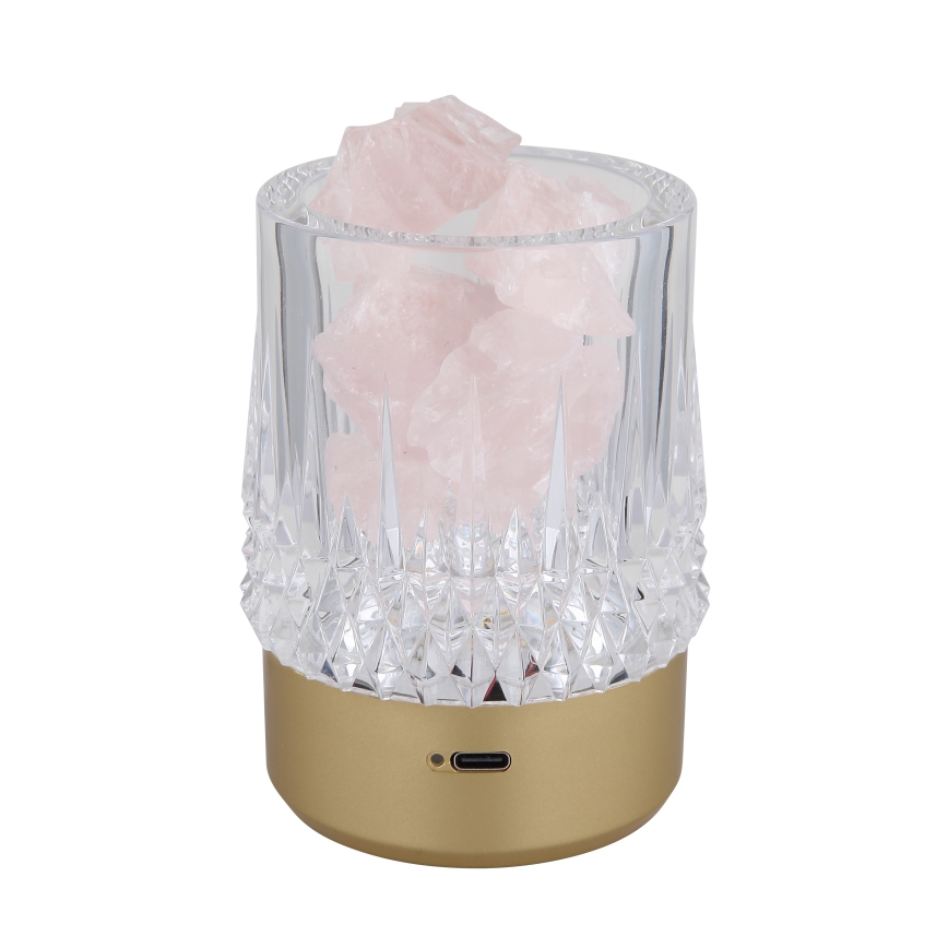 Globo - Lámpara de mesa regulable LED táctil LED/1W/5V 3000K 1200 mAh dorado