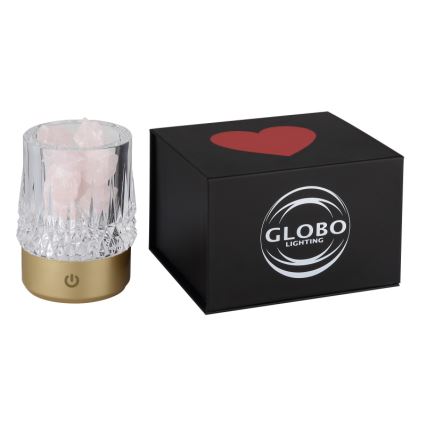 Globo - Lámpara de mesa regulable LED táctil LED/1W/5V 3000K 1200 mAh dorado