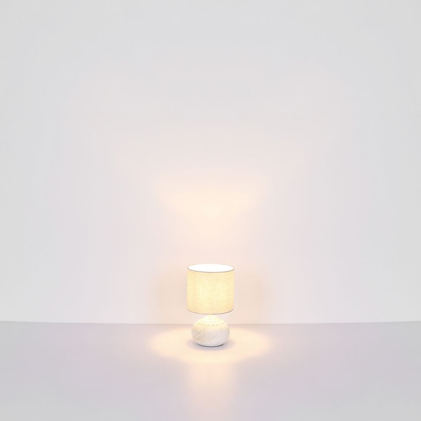 Globo - Lámpara de mesa 1xE14/40W/230V beige/cerámica