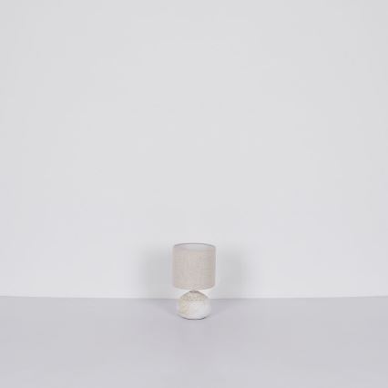 Globo - Lámpara de mesa 1xE14/40W/230V beige/cerámica