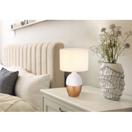 Globo - Lámpara de mesa 1xE14/40W/230V blanco