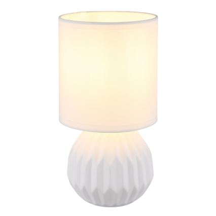 Globo - Lámpara de mesa 1xE14/40W/230V blanco