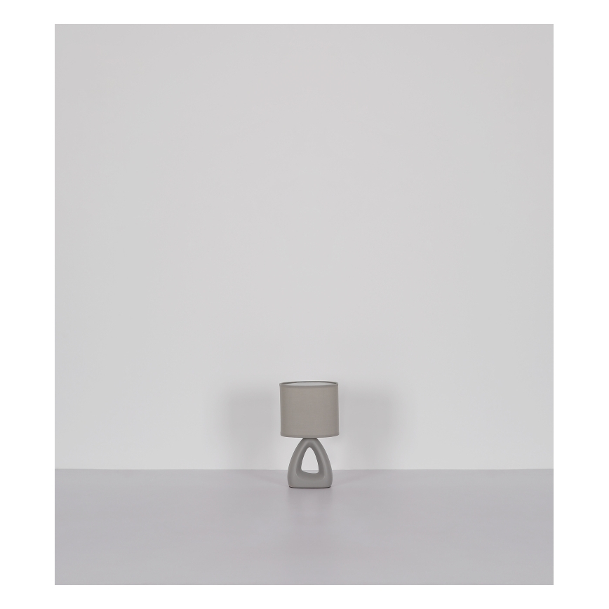 Globo - Lámpara de mesa 1xE14/40W/230V gris