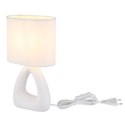 Globo - Lámpara de mesa 1xE14/40W/230V blanco