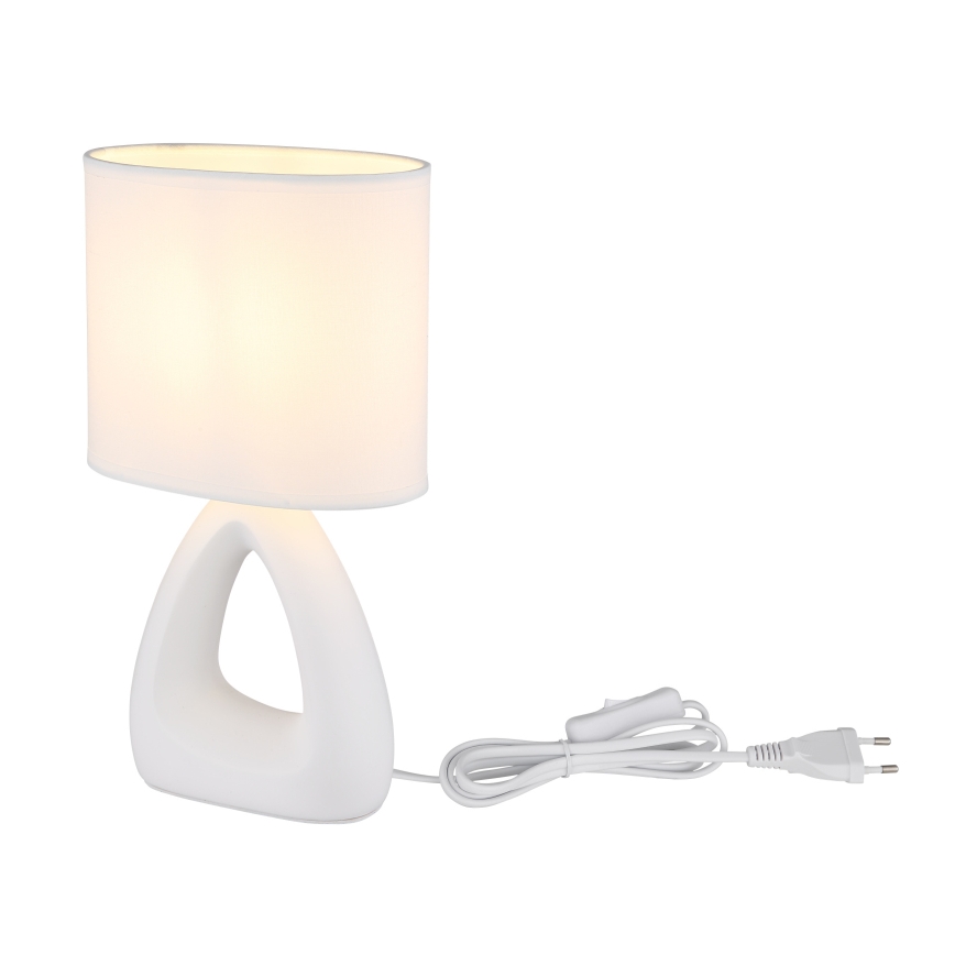Globo - Lámpara de mesa 1xE14/40W/230V blanco