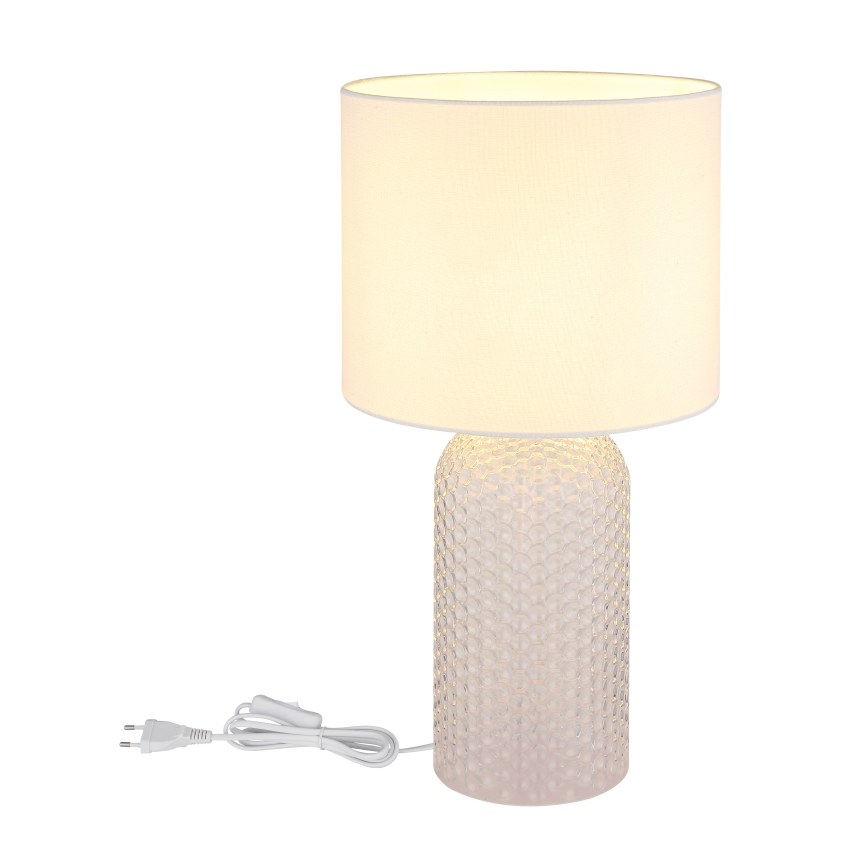 Globo - Lámpara de mesa 1xE27/60W/230V blanco