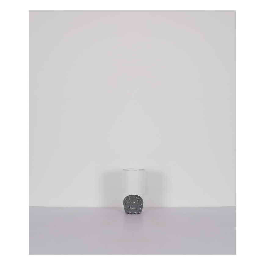 Globo - Lámpara de mesa 1xE14/40W/230V gris