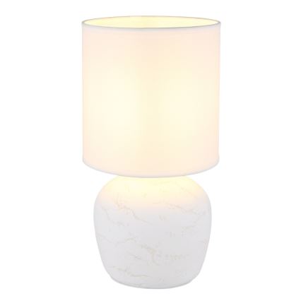 Globo - Lámpara de mesa 1xE14/40W/230V blanco