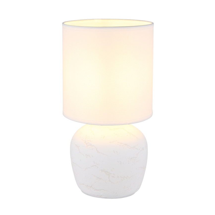 Globo - Lámpara de mesa 1xE14/40W/230V blanco