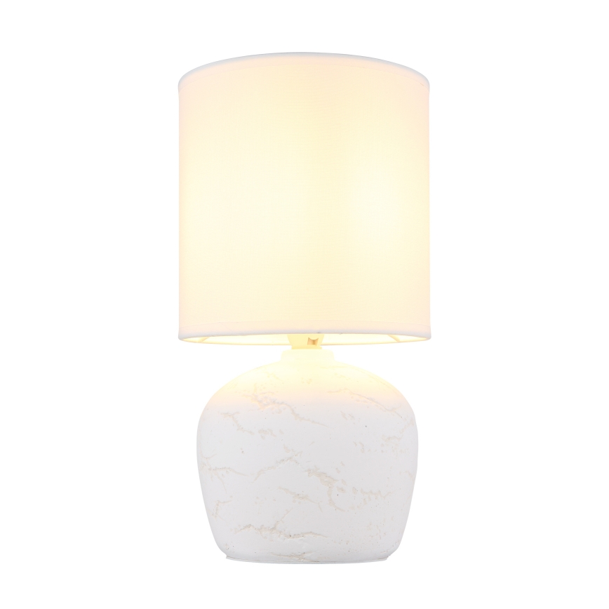 Globo - Lámpara de mesa 1xE14/40W/230V blanco