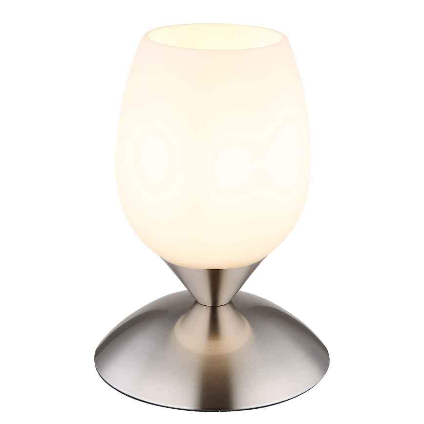 Globo 24007N - Lámpara táctil de mesa KUWAITA 1xE14/25W/230V cromo
