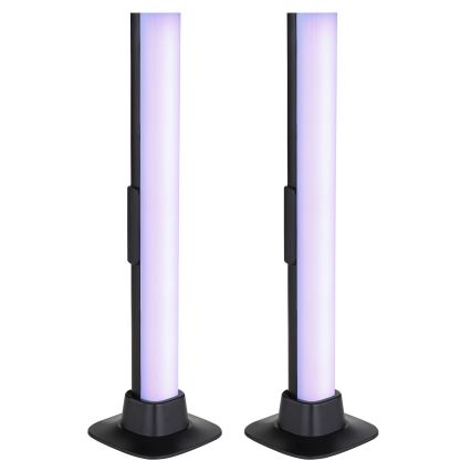 Globo RGB- SET 2x LED RGB Lámpara de mesa regulable 2en1 LED/2W/5V USB Wi-Fi Tuya