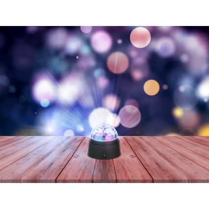 Globo 28014 - Lámpara LED decorativa DISCO 6xLED/0,06W/3xAA