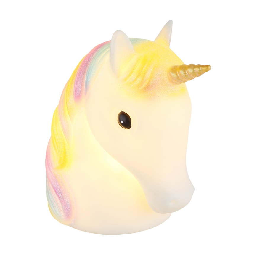 Globo - Lámpara LED nocturna infantil LED/1W/230/4,5V 3xAA unicornio