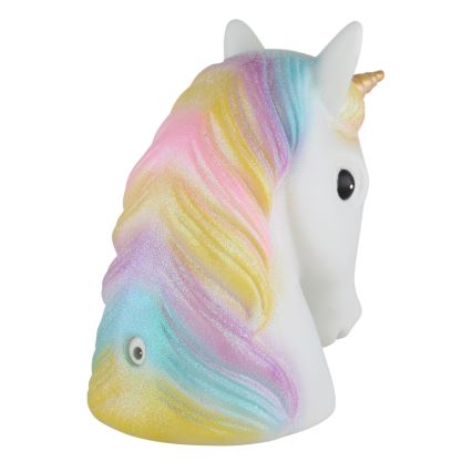 Globo - Lámpara LED nocturna infantil LED/1W/230/4,5V 3xAA unicornio