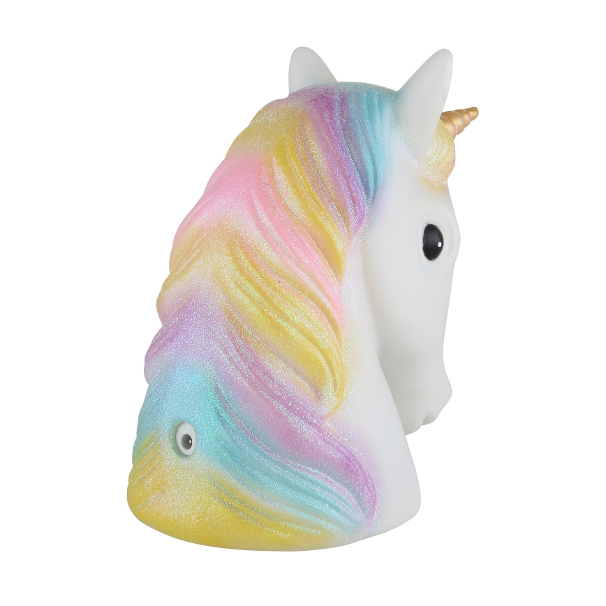 Globo - Lámpara LED nocturna infantil LED/1W/230/4,5V 3xAA unicornio
