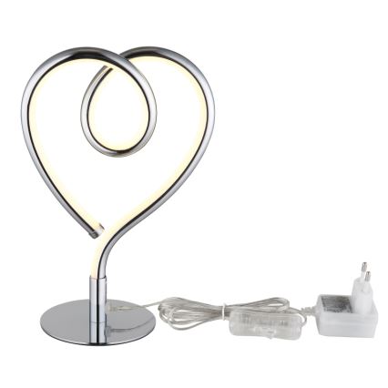 Globo - Lámpara de mesa LED LED/6W/230V cromo brillante