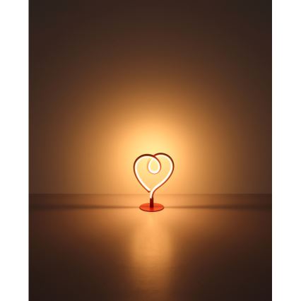 Globo - Lámpara de mesa LED LED/6W/230V rojo