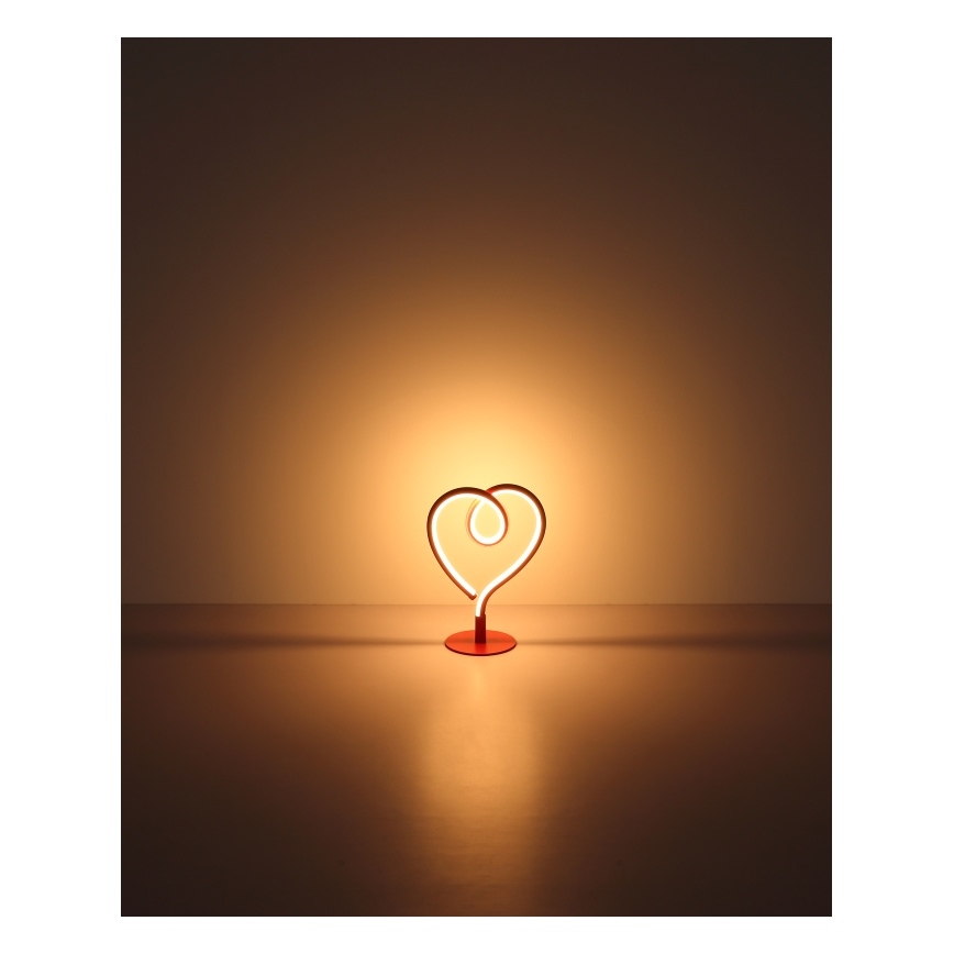 Globo - Lámpara de mesa LED LED/6W/230V rojo