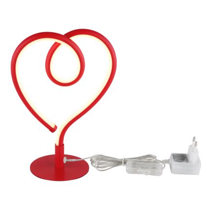 Globo - Lámpara de mesa LED LED/6W/230V rojo