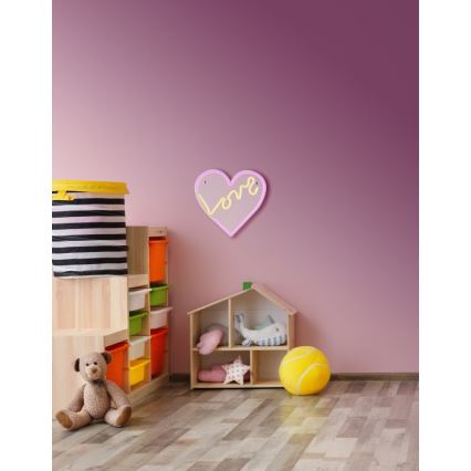 Globo - LED Decoración de pared de neón LED/3W/USB corazón