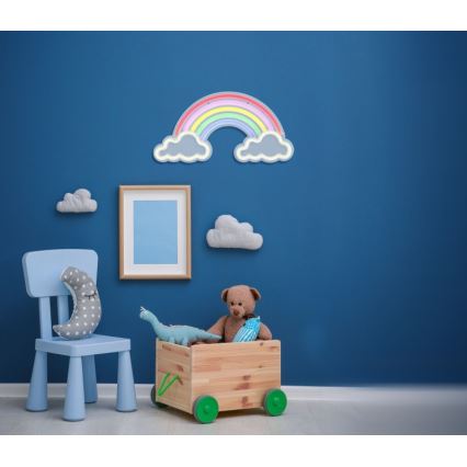 Globo - LED Decoración de pared de neón LED/3W/USB Arco iris