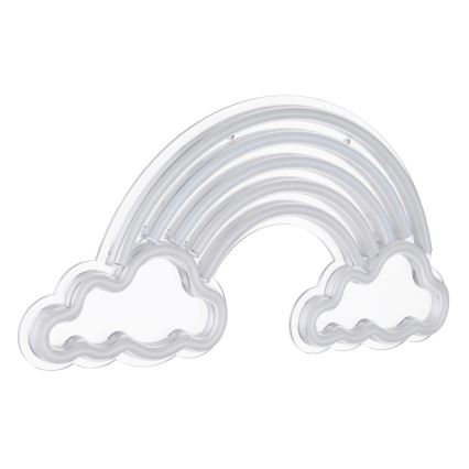 Globo - LED Decoración de pared de neón LED/3W/USB Arco iris