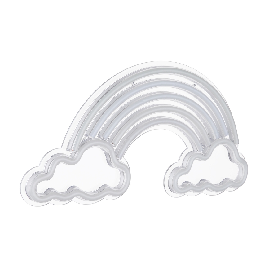 Globo - LED Decoración de pared de neón LED/3W/USB Arco iris