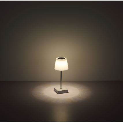 Globo - Lámpara de mesa regulable LED táctil LED/2W/5V 3000/4500/6500K 800 mAh blanco