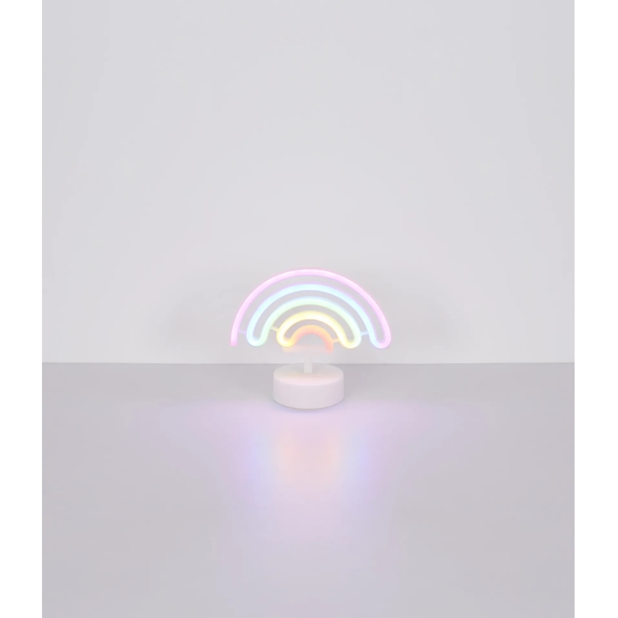 Globo 28063 - Decoración de mesa LED neón PELANGI LED/2W/3xAA arco iris