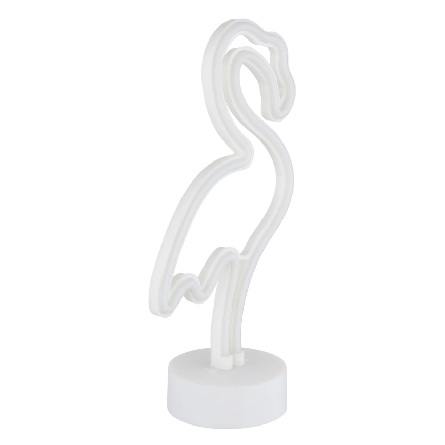 Globo 28064 - Decoración de mesa LED neón FLAMINGO LED/2W/3xAA flamenco