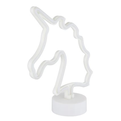 Globo - Decoración de mesa LED neón LED/2W/3xAA unicornio