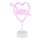 Globo 28066 - Decoración de mesa LED Neón ARMOR LED/2W/3xAA corazón