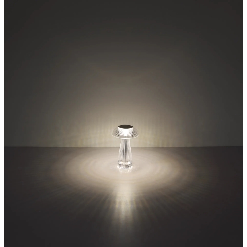 Globo - Lámpara de mesa LED recargable y regulable LED/1,5W/5V 800mAh 2700K/4000K/6500K