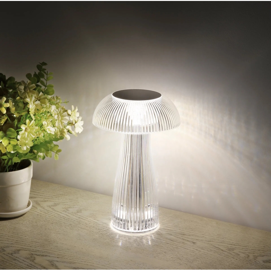 Globo - LED Lámpara de mesa recargable y regulable LED/1,5W/5V 800 mAh 2700K/4000K/6500K