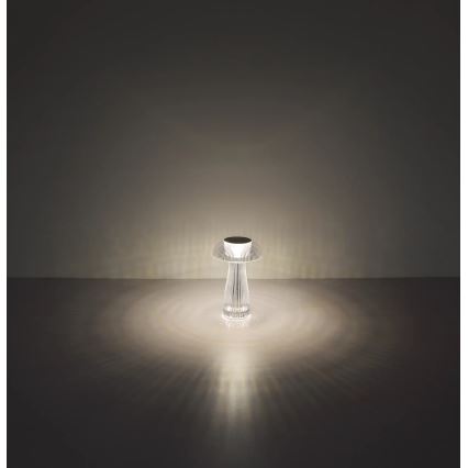 Globo - LED Lámpara de mesa recargable y regulable LED/1,5W/5V 800 mAh 2700K/4000K/6500K