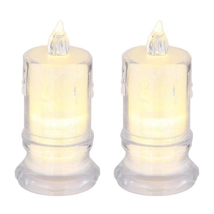 Globo - SET de 2 Velas LED LED/0,25W/3xLR1130