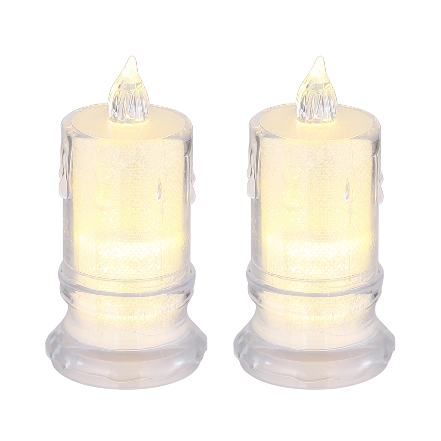 Globo - SET de 2 Velas LED LED/0,25W/3xLR1130