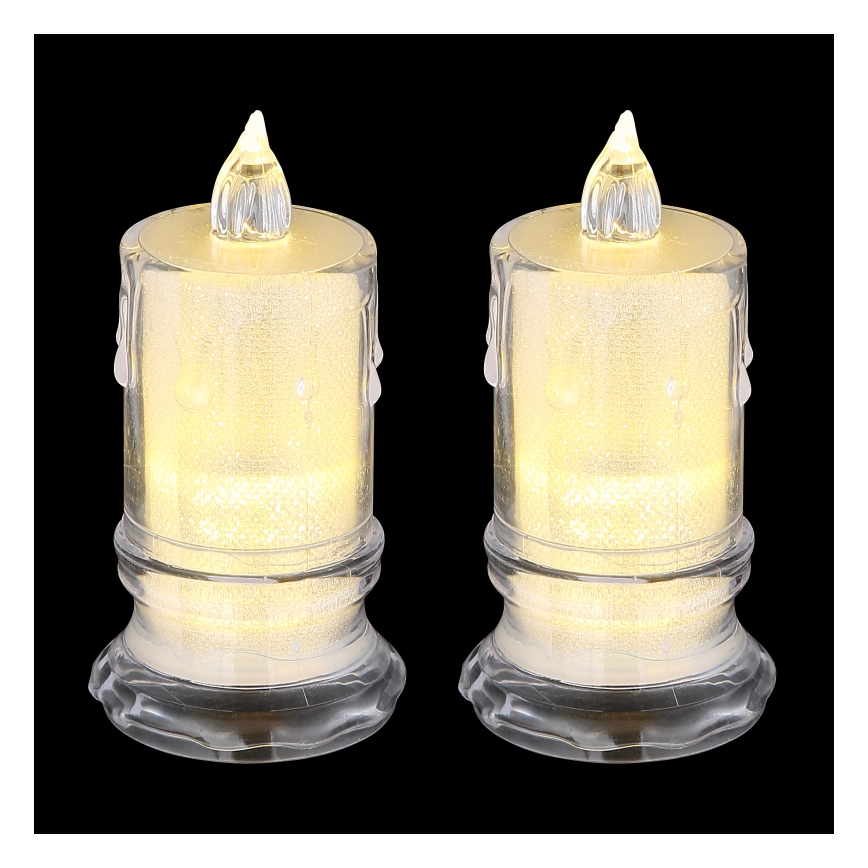 Globo - SET de 2 Velas LED LED/0,25W/3xLR1130