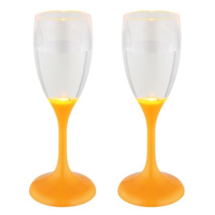 Globo - SET DE 2x Vaso LED LED/0,06W/2xCR2032