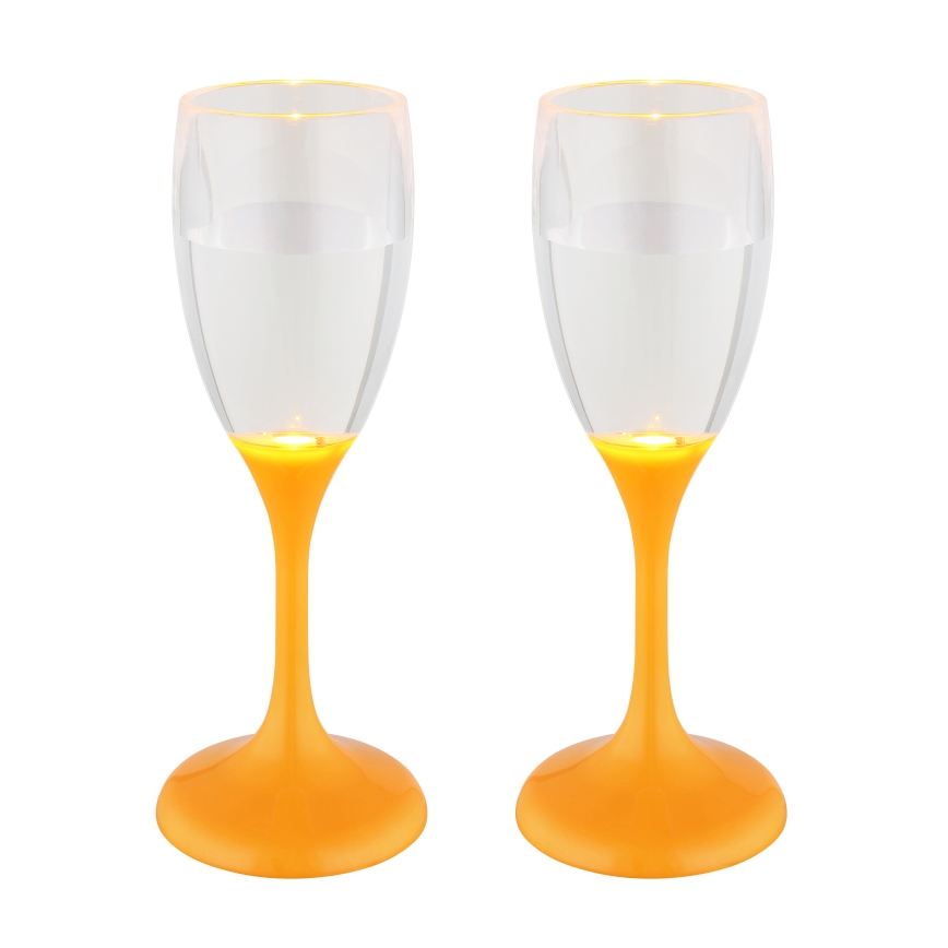 Globo - SET DE 2x Vaso LED LED/0,06W/2xCR2032