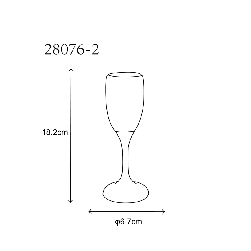 Globo - SET DE 2x Vaso LED LED/0,06W/2xCR2032