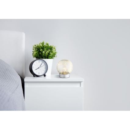 Globo - Lámpara de mesa decorativa LED recargable 25xLED/0,06W/5V 600 mAh IP44