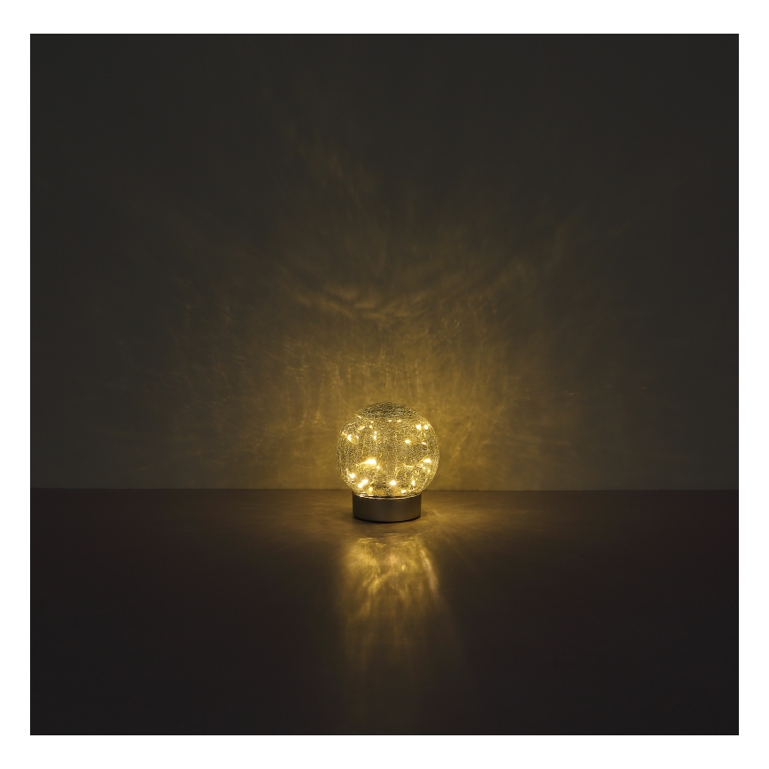 Globo - Lámpara de mesa decorativa LED recargable 25xLED/0,06W/5V 600 mAh IP44