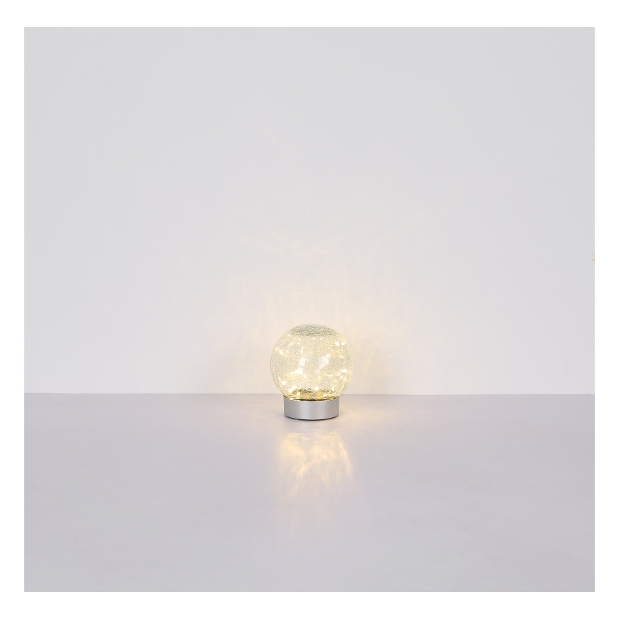 Globo - Lámpara de mesa decorativa LED recargable 25xLED/0,06W/5V 600 mAh IP44