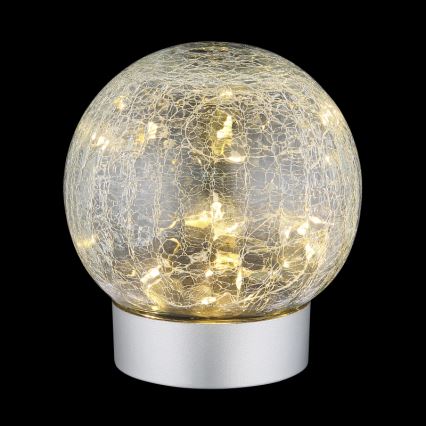 Globo - Lámpara de mesa decorativa LED recargable 25xLED/0,06W/5V 600 mAh IP44