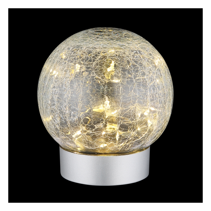 Globo - Lámpara de mesa decorativa LED recargable 25xLED/0,06W/5V 600 mAh IP44