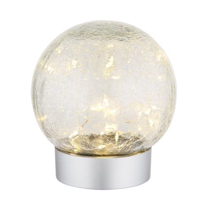 Globo - Lámpara de mesa decorativa LED recargable 25xLED/0,06W/5V 600 mAh IP44